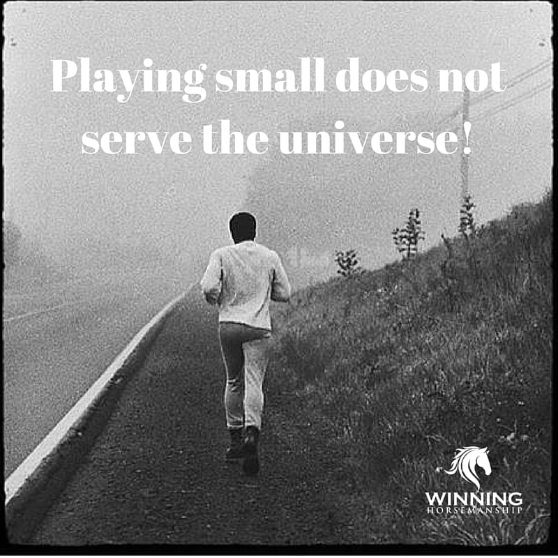 Muhammad Ali - playing small does not serve the universe